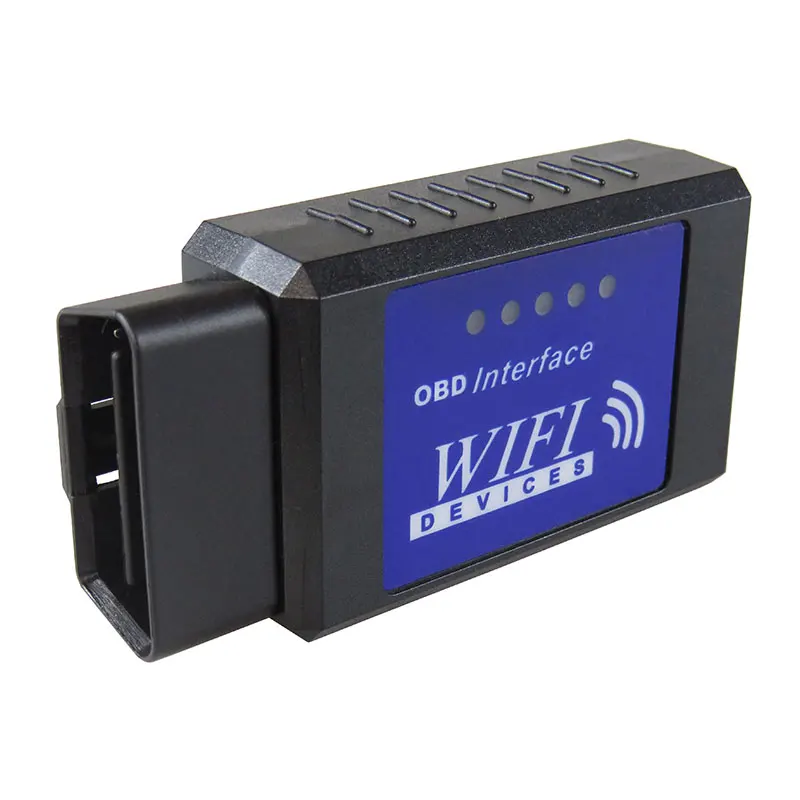 Blue ELM327 OBDII Scanner For Cars ELM327 WiFi V 1.5 Diagnostic Tools ELM 327 V1.5 Wi-fi Obd 2 Code Readers Scanner For iOS