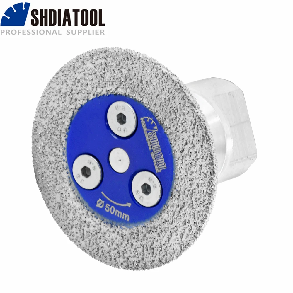 SHDIATOOL 1pc 40/50mm Diamond Carving Disc Engraving Wheel Cutting Tile Ceramic Granite Saw Blade M14 5/8\