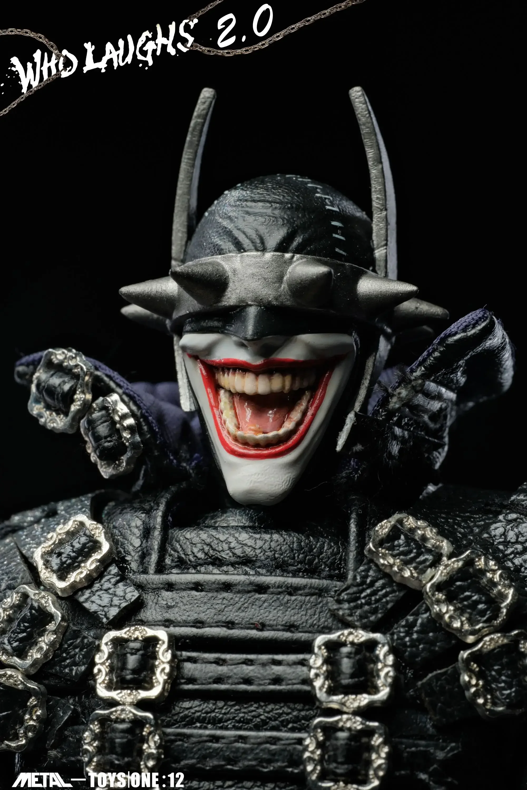 Oryginalne Metal-Toys w skali 1/12, męski żołnierz Batboy Who Laughs 1.0 2.0 6\" pełny zestaw figurek akcji, modele zabawek na prezent, dostępne od ręki.
