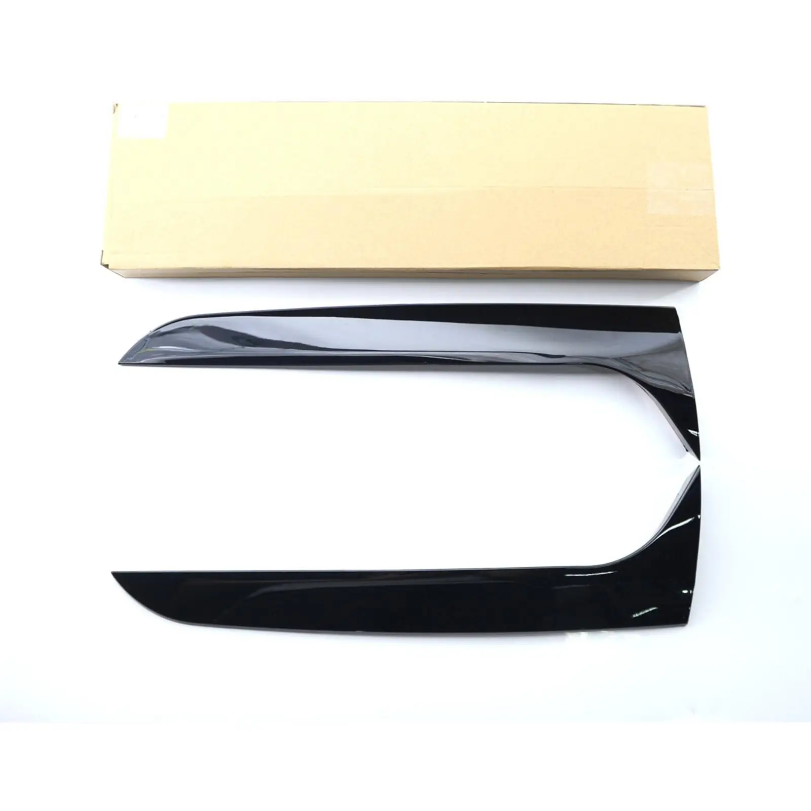 Rear Window Side Spoiler Gloss Black Canard Trim Car Styling Tuning Accessories for Audi A4 B8 Allroad 2009-2016
