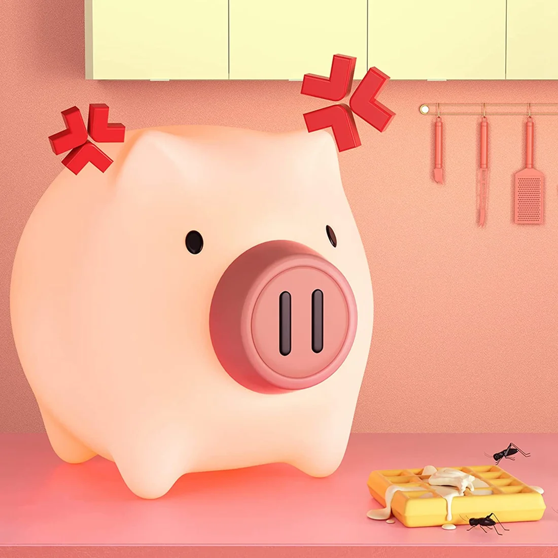 

Kawaii светодиодный ночник, силиконовый детский ночник с регулируемой яркостью, детский ночник с изображением животных, перезаряжаемая настольная лампа с таймером