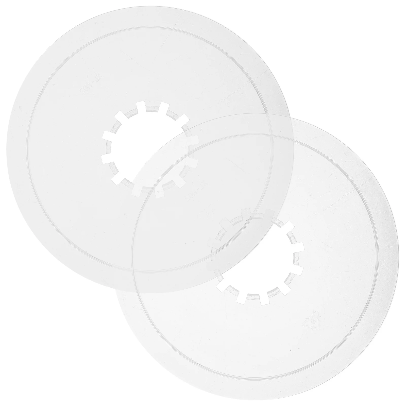 

2 pcs Bicycle Flywheel Guard Transparent Durable Abs Mountain Bike Spoke Protector Precision Fit Reusable Chainwheel Cover For