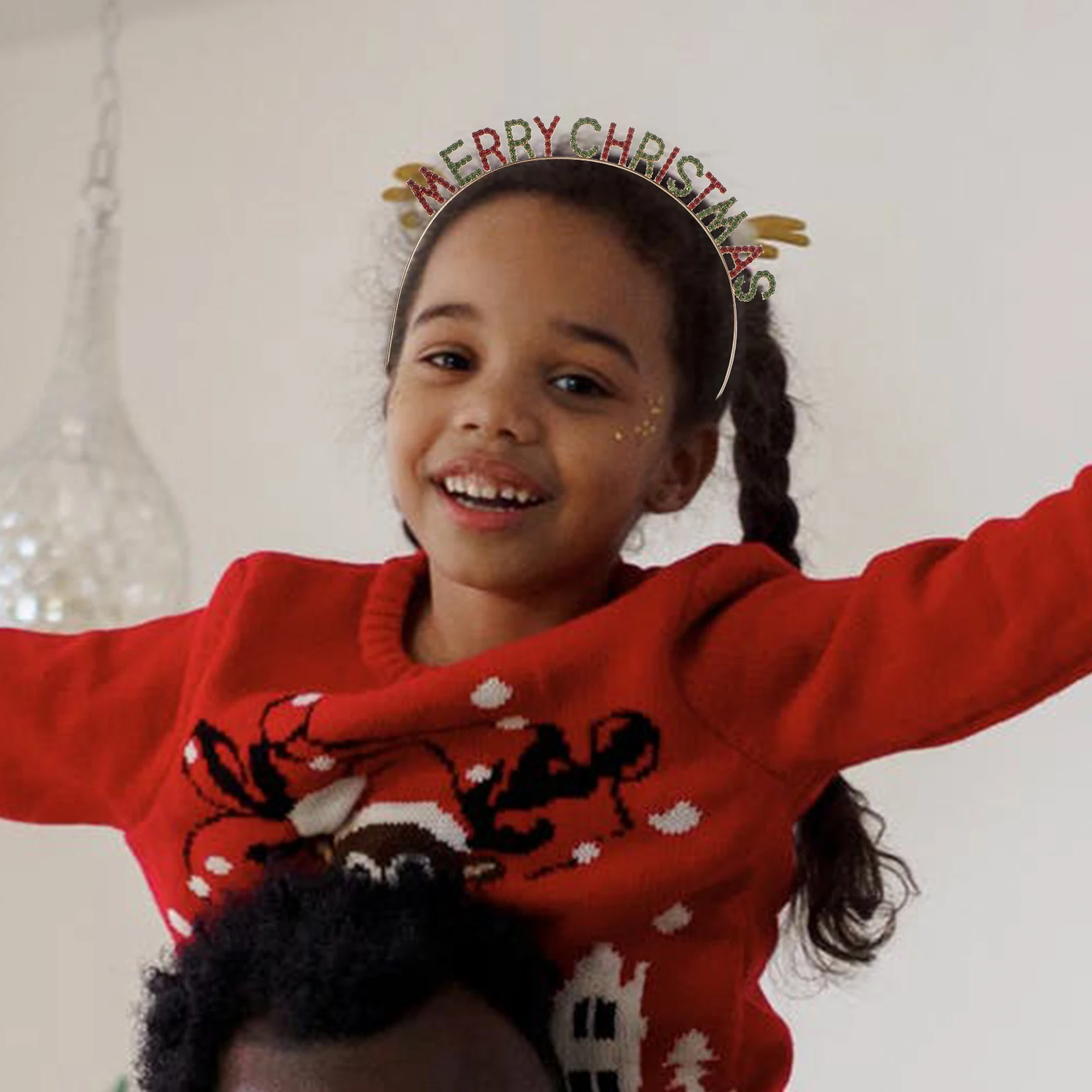 

Рождественский повязка на голову, рождественские обручи для волос, аксессуары для вечеринок, гибкие, один размер, подходит для большинства маскарадов, новогодний декор, инструменты для волос