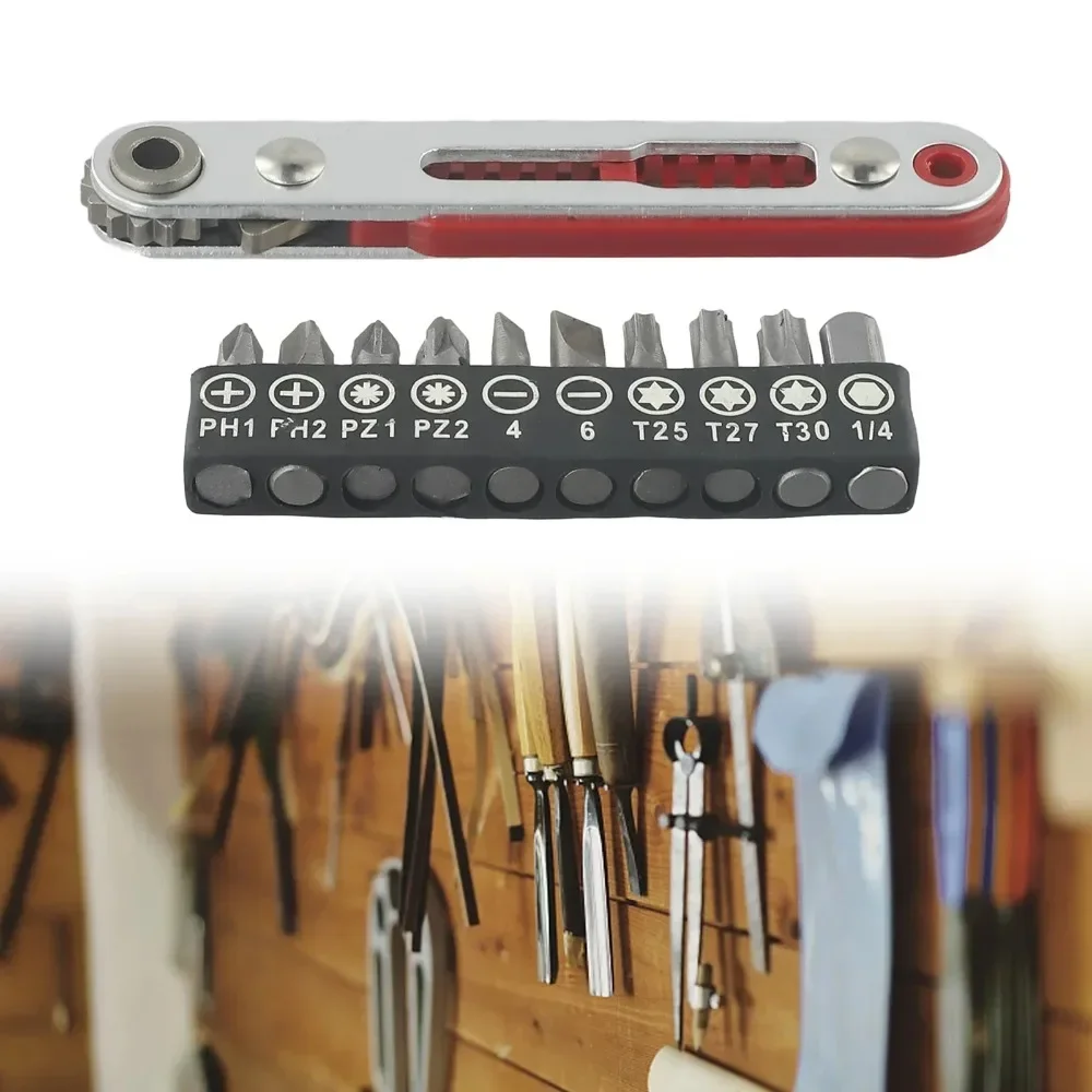 Mini 36 Tooth Ratchet Screwdriver, Narrow Small Space Gap Maintenance Operation, Batch Head Socket, L-Shaped Turning Wrench