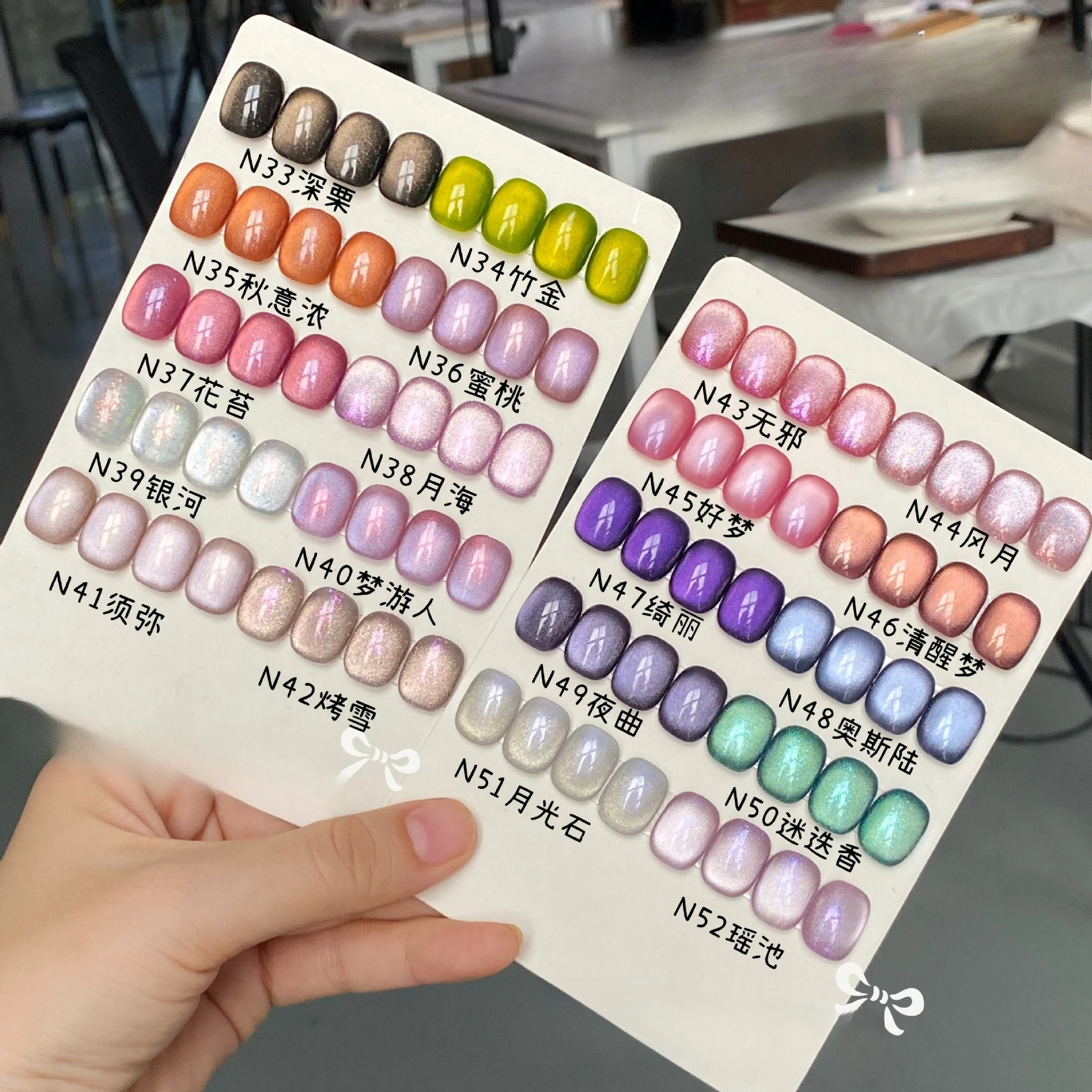 الوردي الأرجواني القط المغناطيسي جيل للأظافر البولندية الأرجواني كريستال زجاج حبة شبه دائم نقع قبالة الأشعة فوق البنفسجية LED هلام الورنيش جميع للتقليم #1