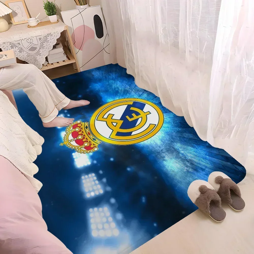 R-Real M-Madrid C-Club de Fútbol Entrance Door Mat Rectangle Anti-slip Home Soft Badmat Front Door Indoor Outdoor Mat Toilet Rug