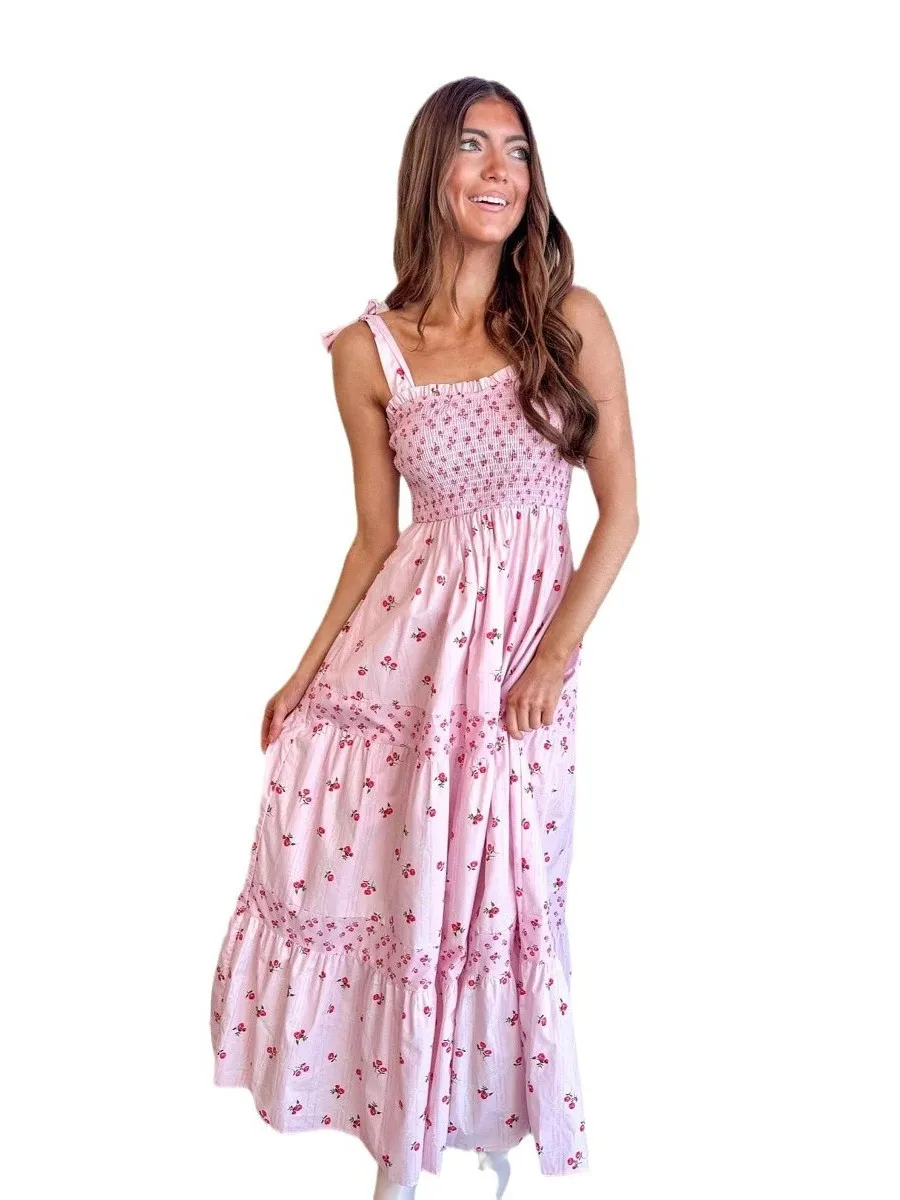 Vestido Casual Sexy de Moda E de Verão para Mulheres, Estilo Saia em Camadas Sem Mangas, Sem Marca Registrada, Cintura...