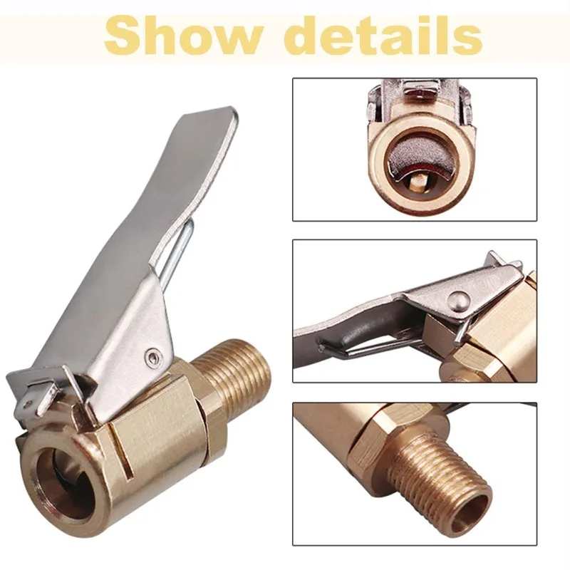 VTO для 8 мм автомобильного насоса, инструмент для авторемонта, зажим для клапана, зажим для патрона воздушного насоса Stonego, автомобильный грузовик, шинный насос, разъем клапана для накачивания шин, автомобильный Op