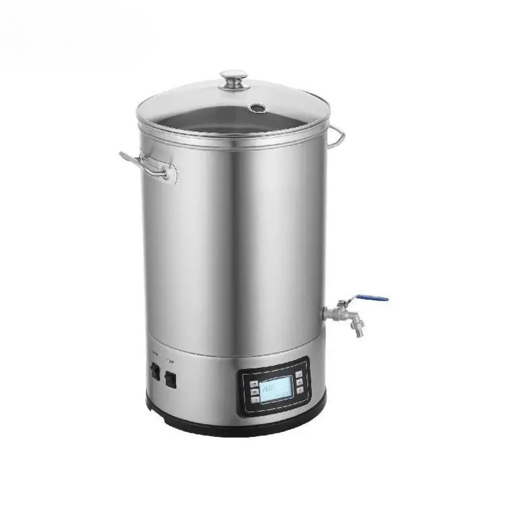 VEVOR Electric Brewing System 8 GALLON Brewing Stock Pot All-in-One Home Beer Brewer 304 Stainless Steel Brewing Supplies