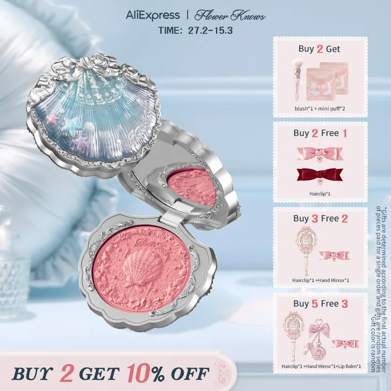 

Flower Knows Shell's Jewel Collection Silk Satin Blush