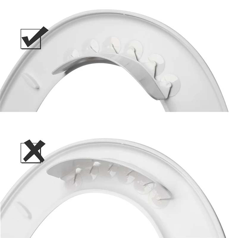 

AT02-2-Pack Universal Toilet Seat Pee Deflector With Lid Lifter, Splash Guard To Prevent Urine Spillage