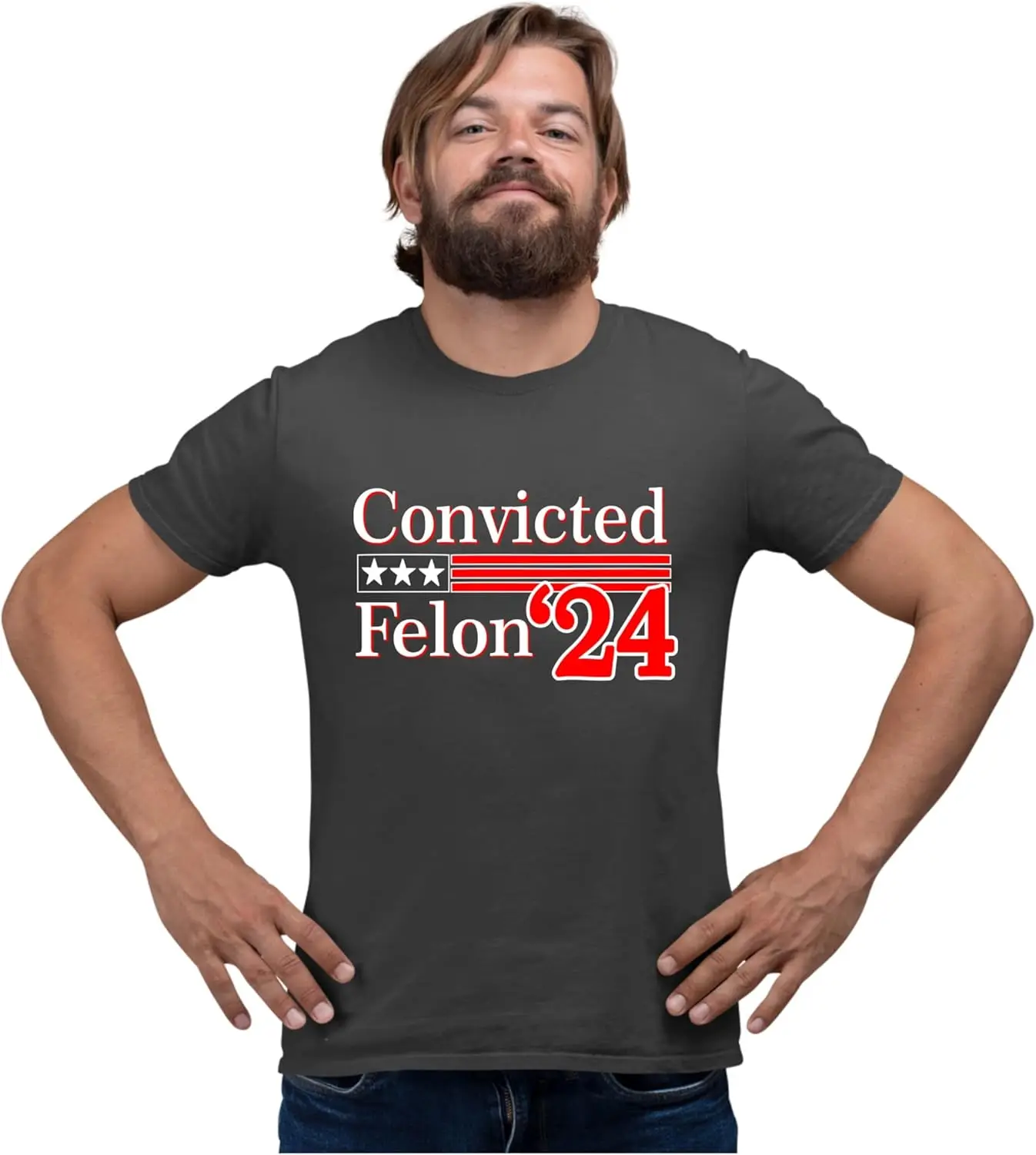 Go All Out Convicted Felon '24 Mens Toddler Women Youth T-Shirt