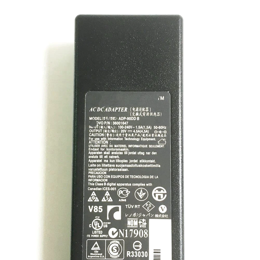 New Genuine Original 90W 20V 4.5A 5.5*2.5mm PA-1900-56LC Laptop AC Adapter for Lenovo IdeaPad Y460,Y471A Charger