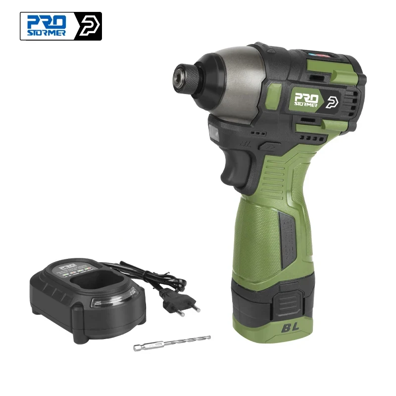 140NM Brushless Electric Screwdriver 17V Cordless Drill Screw 1500mAh Battery Rechargeable Hexagon Power Tools by PROSTORMER