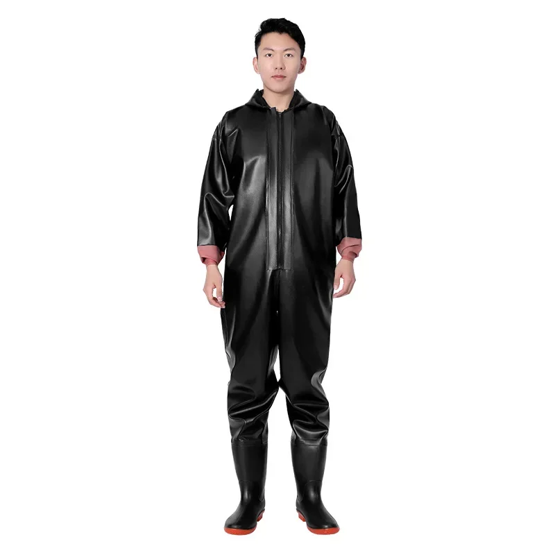 

Waterproof Fishing Pants with Shoes Chest Waders Boots Wader Set Thickened Apparel Women Men Clothes Jerseys Waters