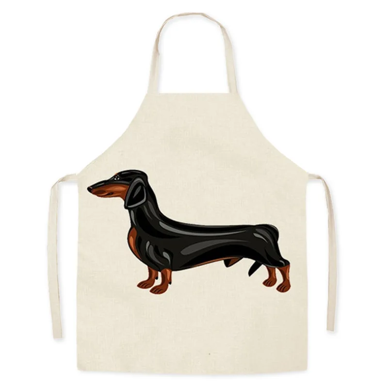 Dog flower pattern For home and kitchen Apron for children House cleaning kids apron alpaca barista goods for home kitchen apron