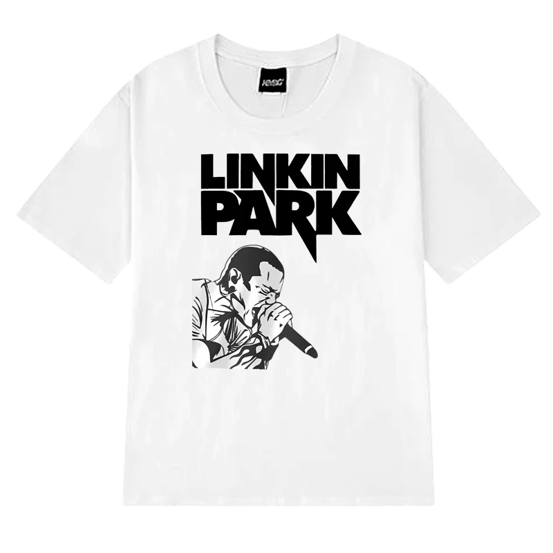 

New Linkin Park Tour 2025 Graphic T shirt Men Women vintage Hip Hop streetwear Summer Unisex 100% Cotton short sleeve T-shirts