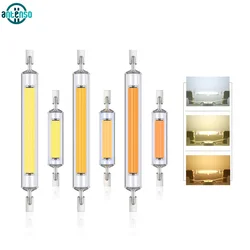 1-6PCS R7s LED Lamp  AC110V 220V 78mm 118mm Lampada Led Bulb J78 J118 COB Lamp Replace Halogen Light Spotlight R7S Bulb