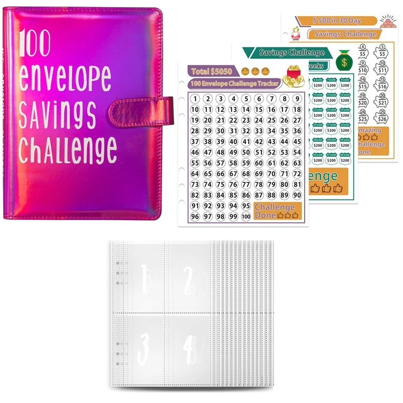 

CYL-Join the 52-Week 100 Envelope Savings Challenge Fun Path to Save 5,050 in One Year with Our Budget Binder C