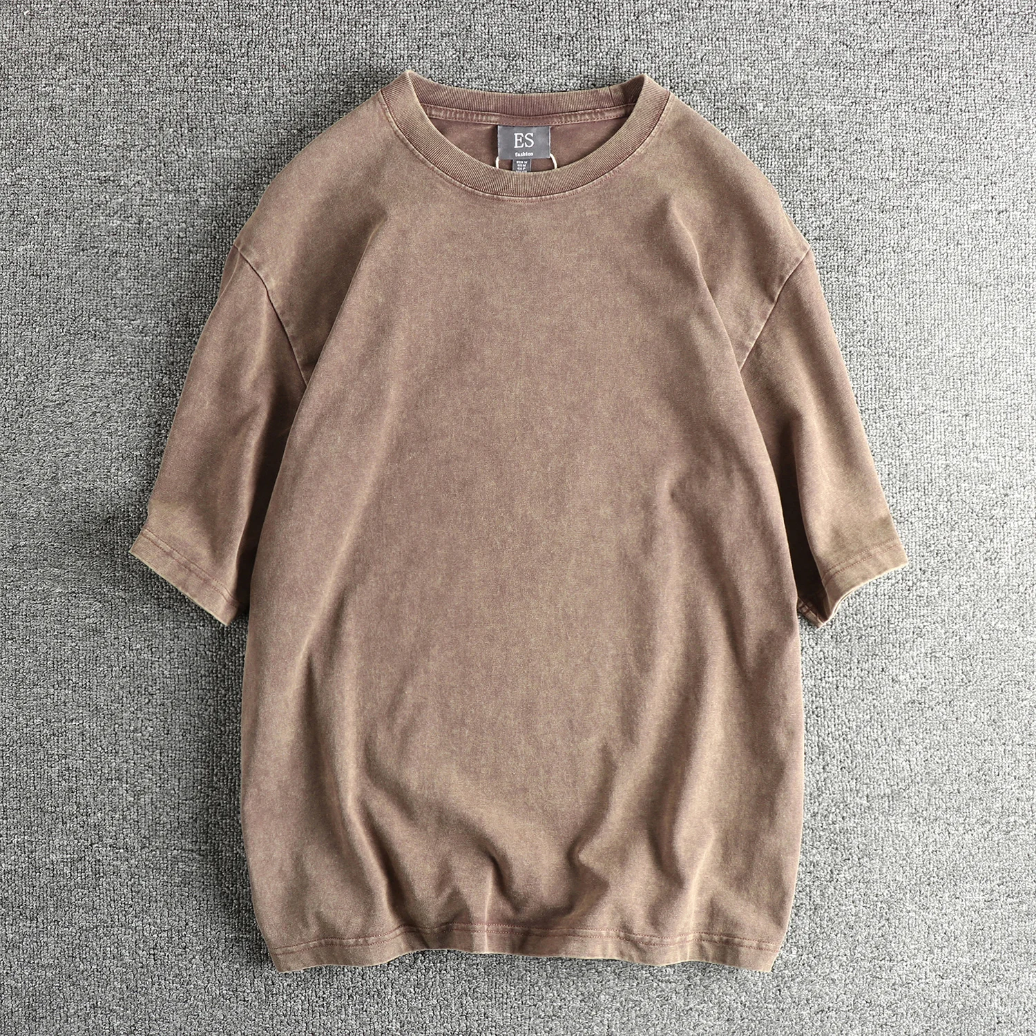 

Летняя новая американская ретро футболка с короткими рукавами и круглым вырезом сзади с принтом, мужская мода, простые повседневные спортивные топы из 100% хлопка