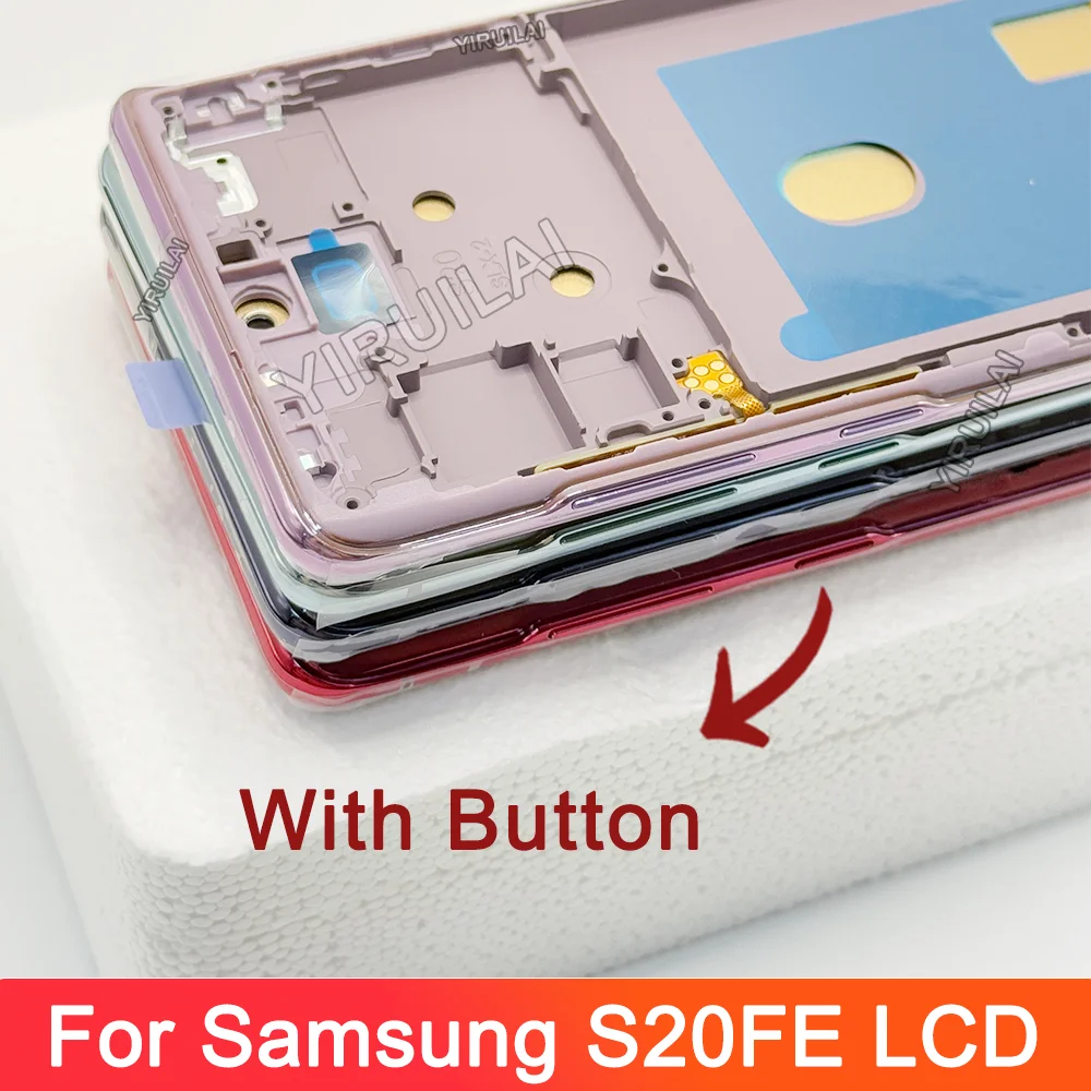 TFT For Samsung Galaxy S20 FE LCD Touch Screen With Frame For Samsung G781B G780 Display Touch Digitizer Replacement LCD Screen image 4