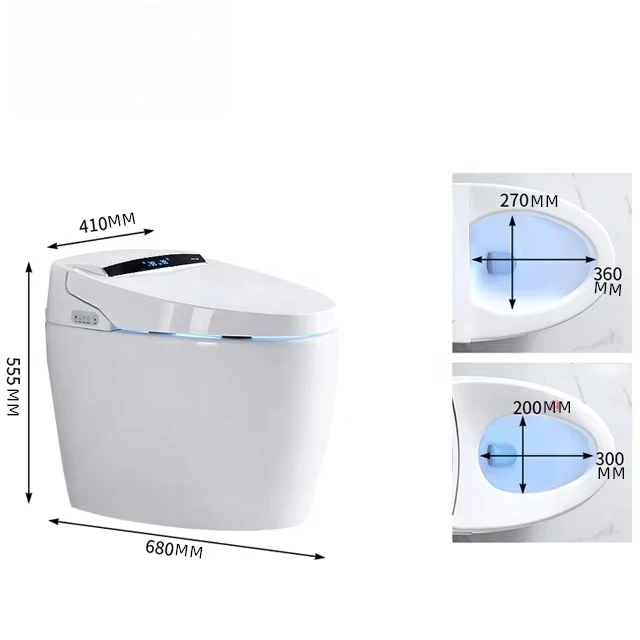 Cheap Price Foot Sensing Flip Flushing Bathroom Smart Intelligent Wc Automatic Hygienic Toilet Bowl Composting Toilet