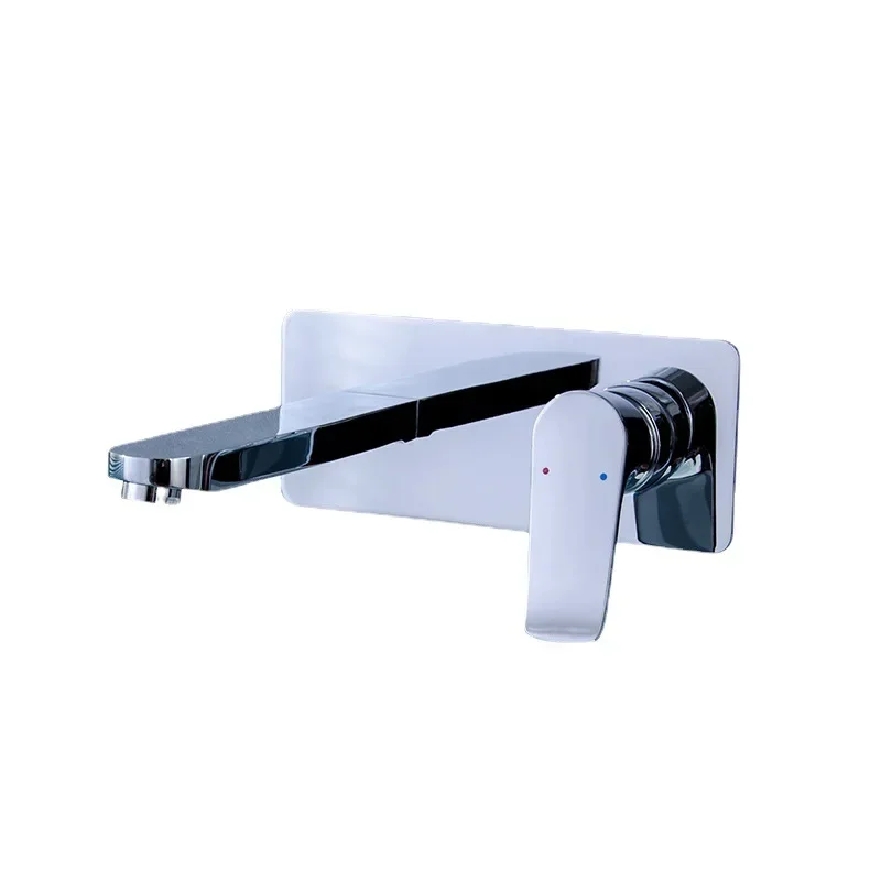 

Hot melt faucet pre mbedded box bathroom into the wall hotel basin wash basin hot and cold faucet