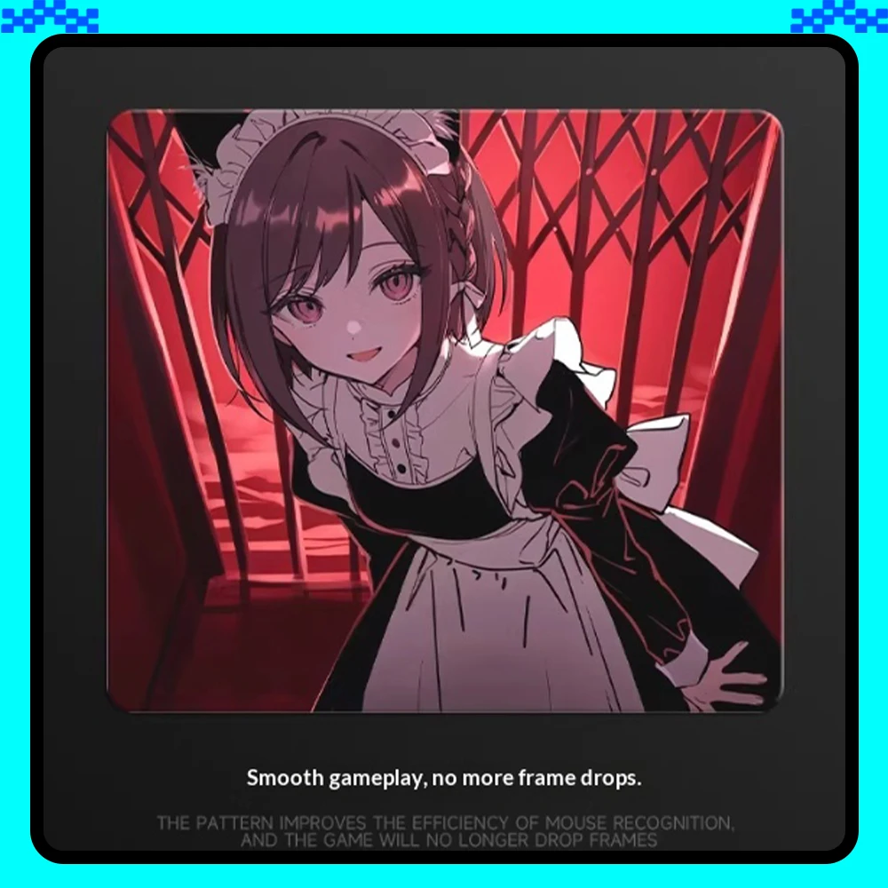 

ATOM Glass Mousepad Both Smoothness And Speed Mouse Pad Laser Engraving Forge Dirt Tolerance For APEX Valorant Pc Accessories