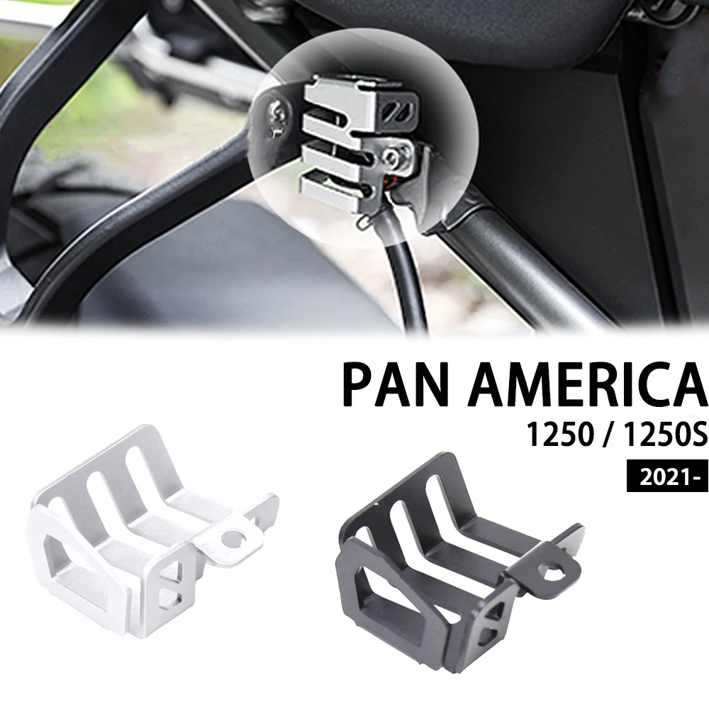 

2021 2022 New For PAN AMERICA 1250 S PA1250 PA 1250 S Rear Brake Fluid Reservoir Guard Motorcycle Accessories