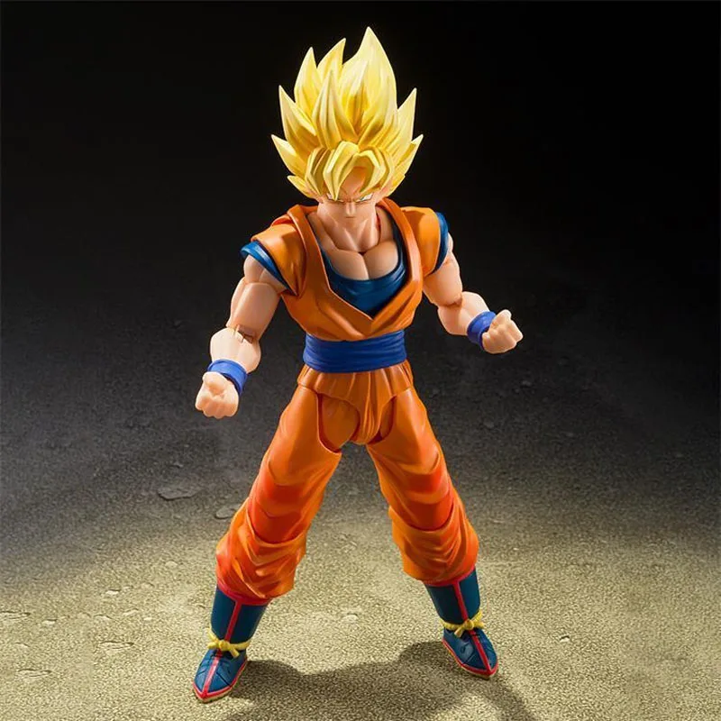 

Фигурка Bandai Dragon Ball Super Saiyan Son Goku SHF - «Игры начинаются» (аниме-модель) для коллекционеров, в наличии