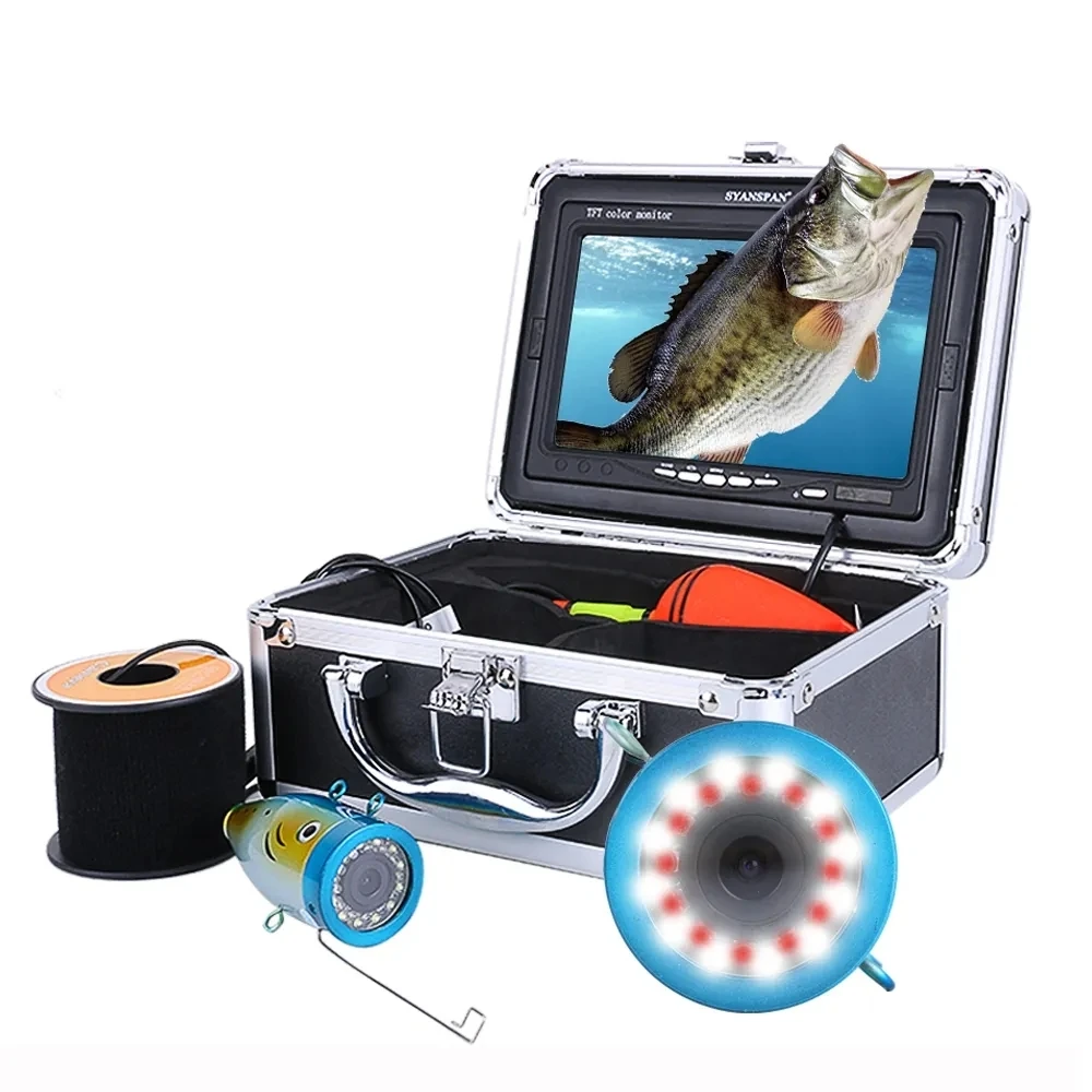 Portable Fish Finder 36 Controllable LEDs, SYANSPAN Underwater Fishing Camera 7