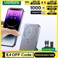 UGREEN 22.5W Power Bank Magnetic 10000mAh Portable PD 20W Wireless Fast Charging PowerBank for iPhone 16 Pro Max for MagSafe