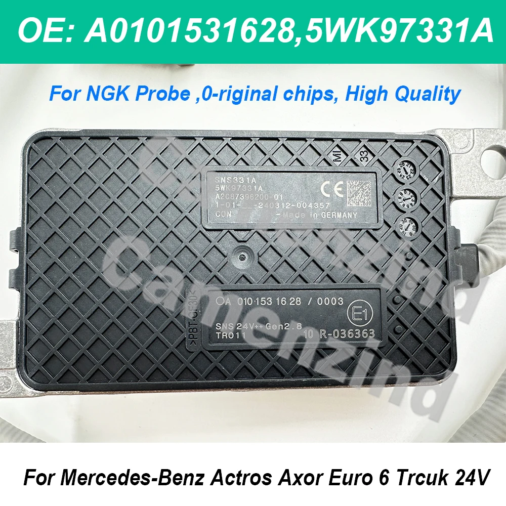 

5WK97331A Nitrogen Oxide Sensor For Mercedes-Benz Axor Actros Truck For NGK Probe NOx Sensor A0101531628 0101531628 High Quality