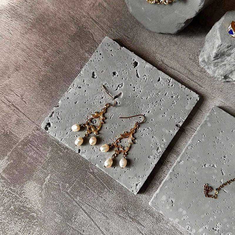 Gray Stone Display Blocks Multi-size Stackable Photo Props Jewelry Watch Lipstick Perfume Shooting Background Decor - view 5