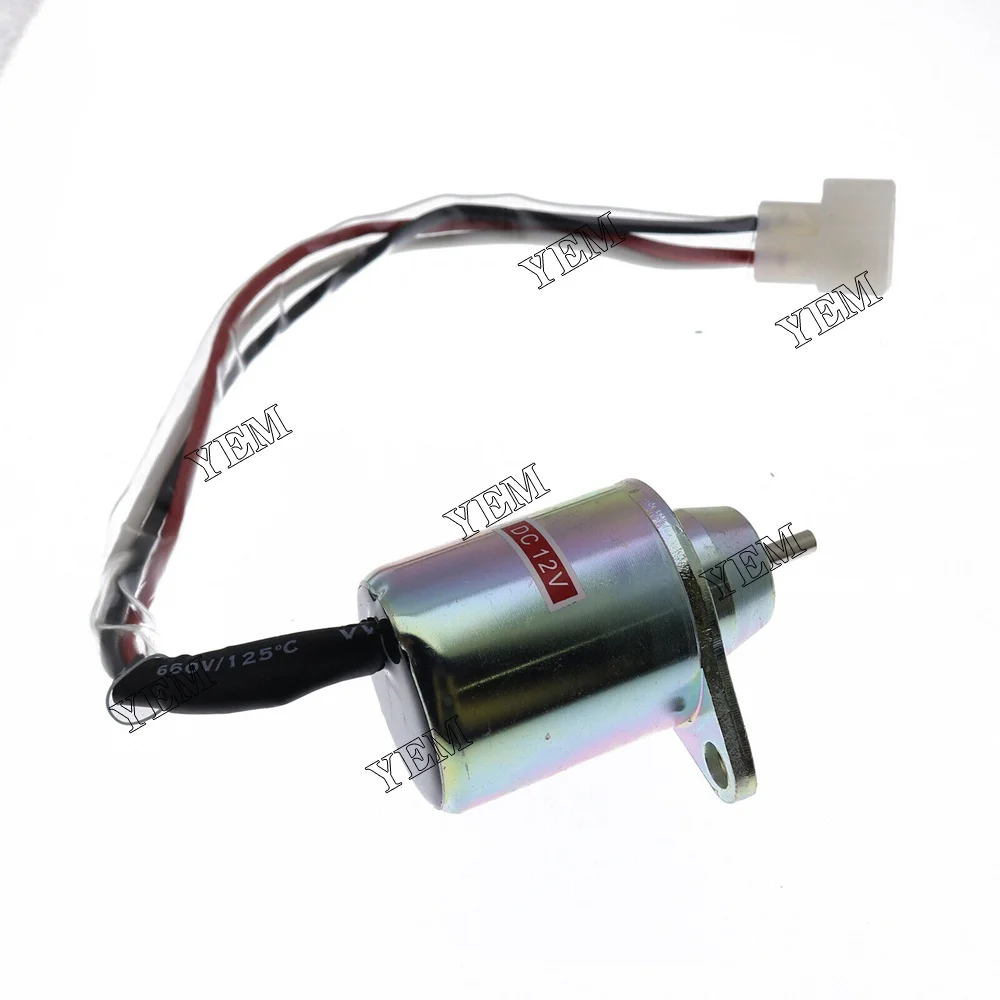 Brand-New 1503ES-12S5UC5S Fuel Shutoff Stop Solenoid For JOHN DEERE M806808 M810324