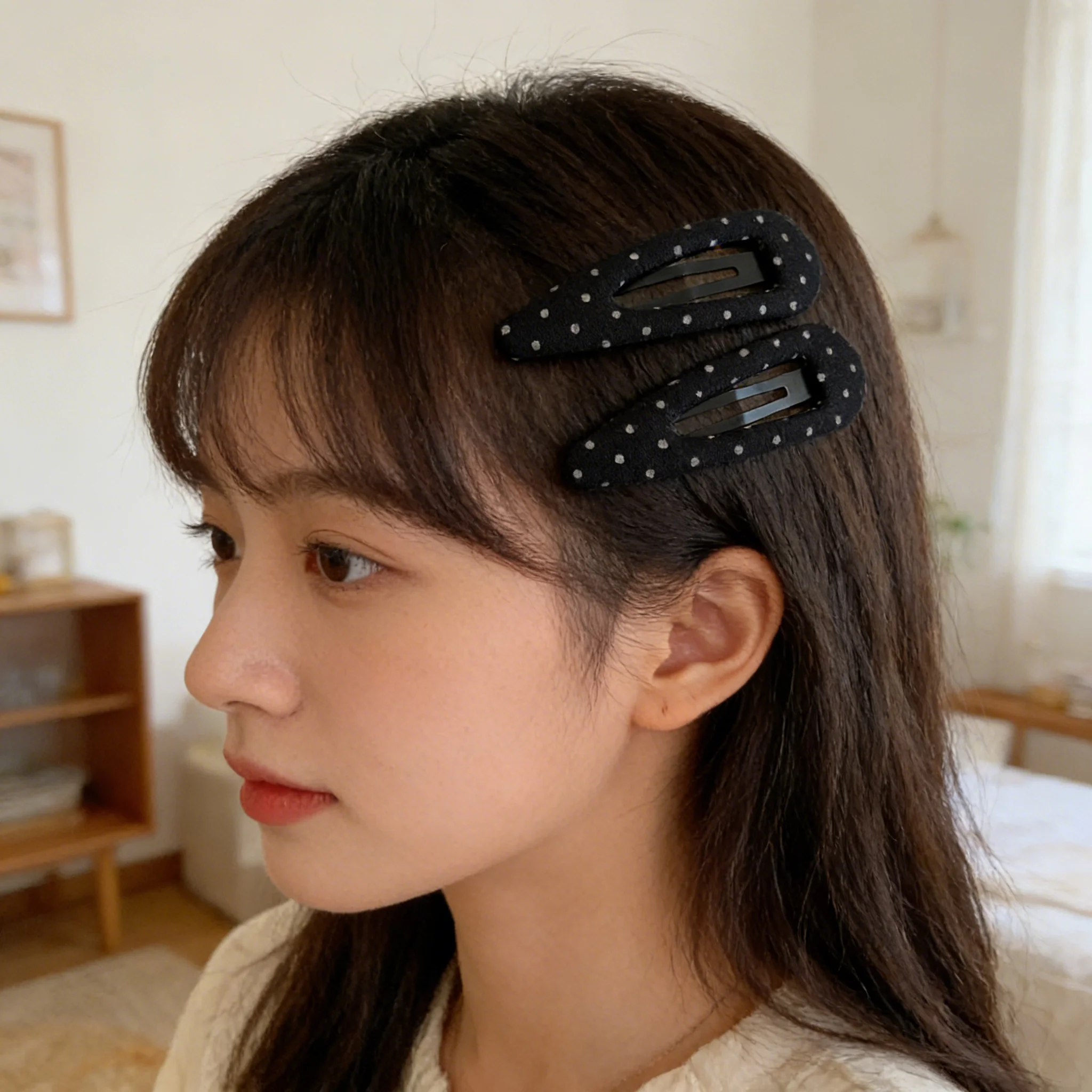 

3pcs/Lot Polka Dot Women Hair Side BB Clips Korean Style Fashion Sweet Versatile Accessories School Girl Hairgrips Bangs Hairpin