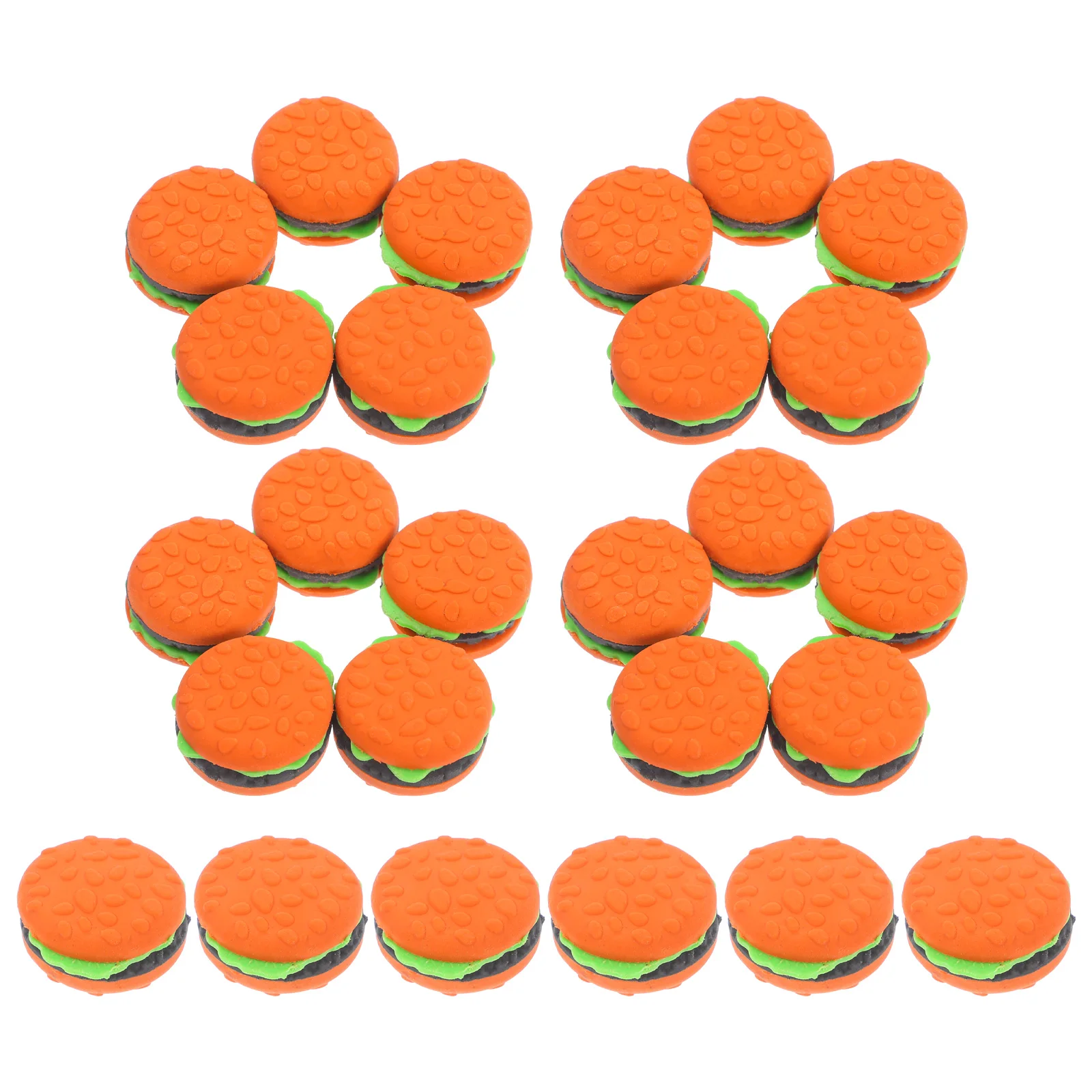

30pcs Eraser Cute Cartoon School Supplies Mini Food Erasers for Kids Fun Novelty Party Eraser Toy Reliable TPR