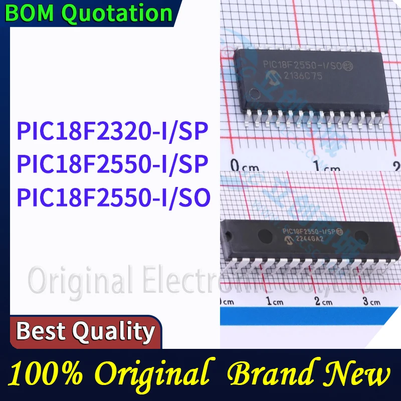PIC18F2320-I/SP PIC18F2550-I/SP PIC18F2550-I/SO En stock Envío 48 horas