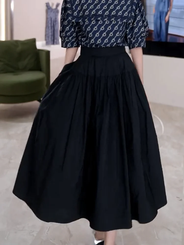 

Новая летняя женская юбка-солнце в корейском стиле для колледжа: универсальная модель для повседневной носки