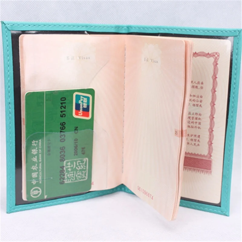Leather Cute Holder Passport Lovely Girl Pasaport Case Travel Covers for Passports