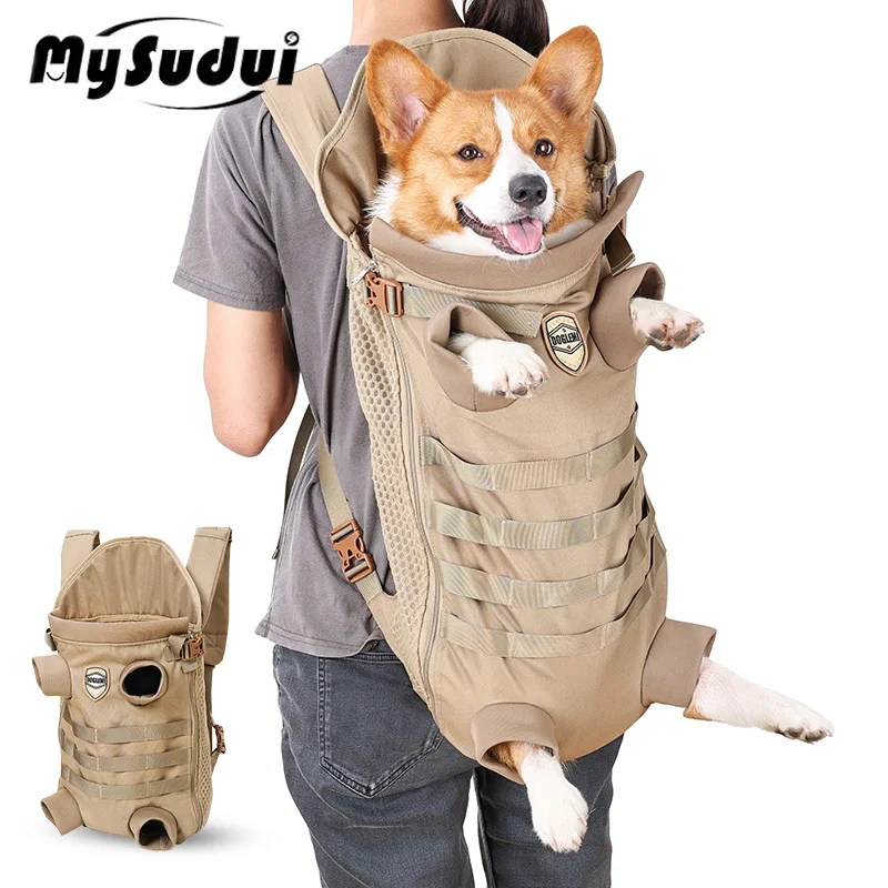 

Front Dog Backpack Designer Pet Carrier Shoulder Bag Portable Carrying Puppy Luxury For Pet Outdoor Travelling Bags Accessories