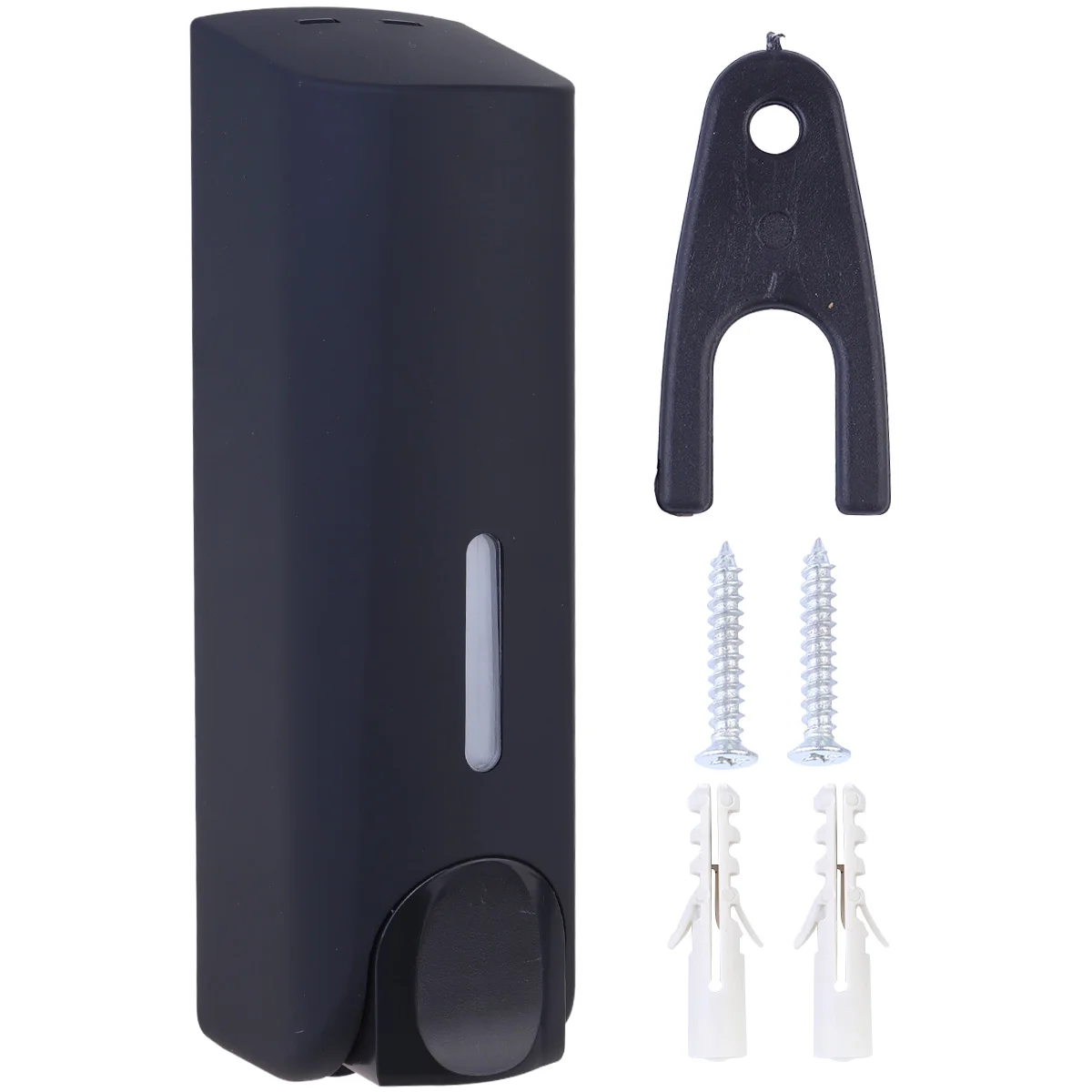 

1pc Wall Mounted Dispenser Shampoo Bottle Bathroom Hotel Travel Toiletries Premium Manual Push Button Bottle Push