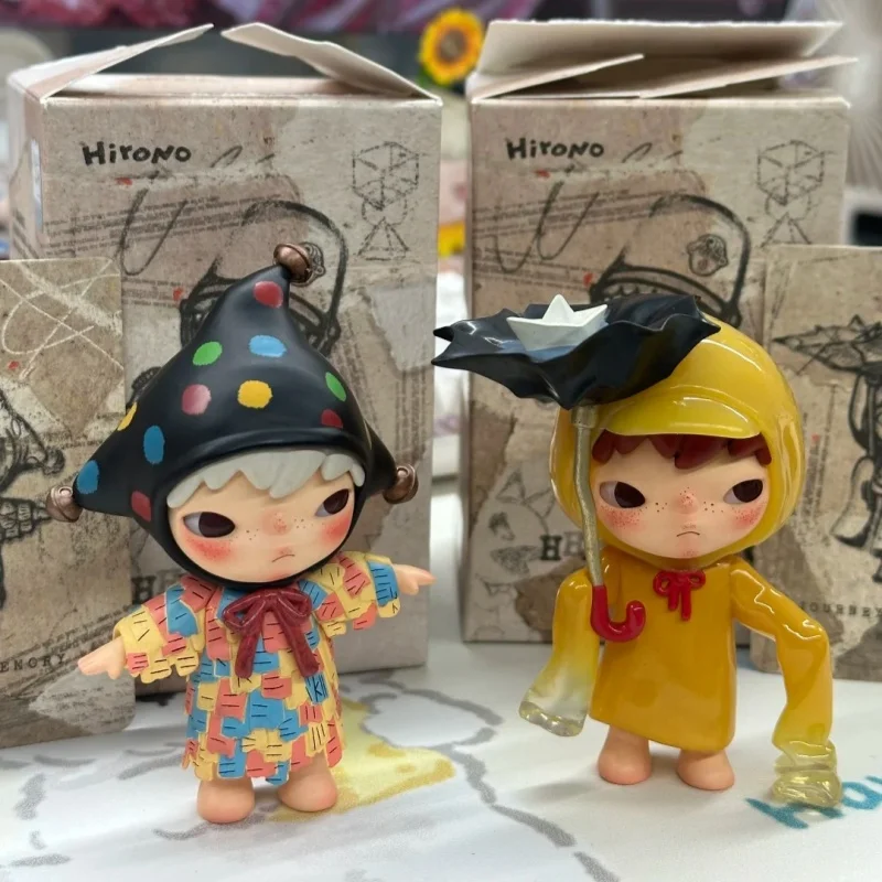 Caja ciega Pop Mart Original, serie Hirono Echo, caja sorpresa misteriosa, bonita muñeca de acción, adorno de escritorio, juguete, regalo de cumpleaños