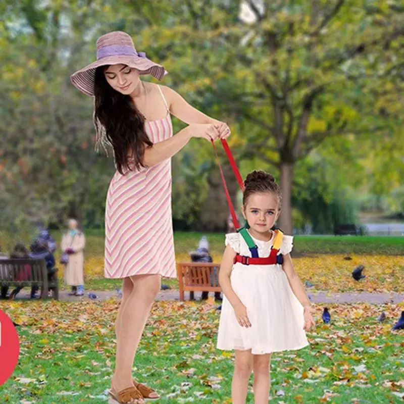 Guinzaglio per zaino per bambini Collegamento anti-smarrimento Cintura per bambini Assistente per camminare Girello