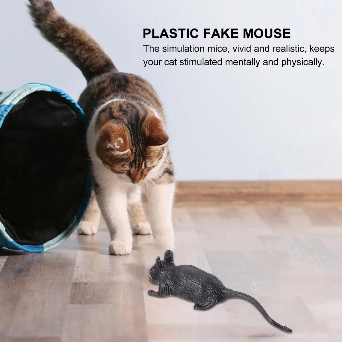 

10Pcs Halloween Simulation Mouse Plastic Fake Scary Prank Decorations Reusable Realistic Simulation Mouse for Party Decoration