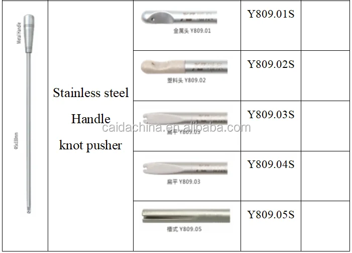 Laparoscopic Surgical Instruments, Knot Pusher, Medical Intrumernts Abdominal Surgery Equipments