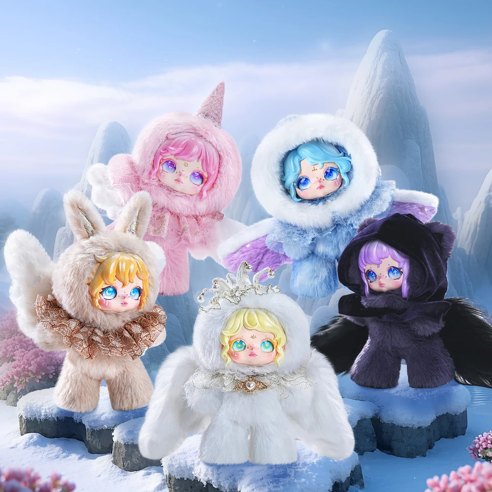 

DBS DUMIA Snow Trace Secret Language Vinyl Plush Blind Box Girl Birthday Gift Ornament