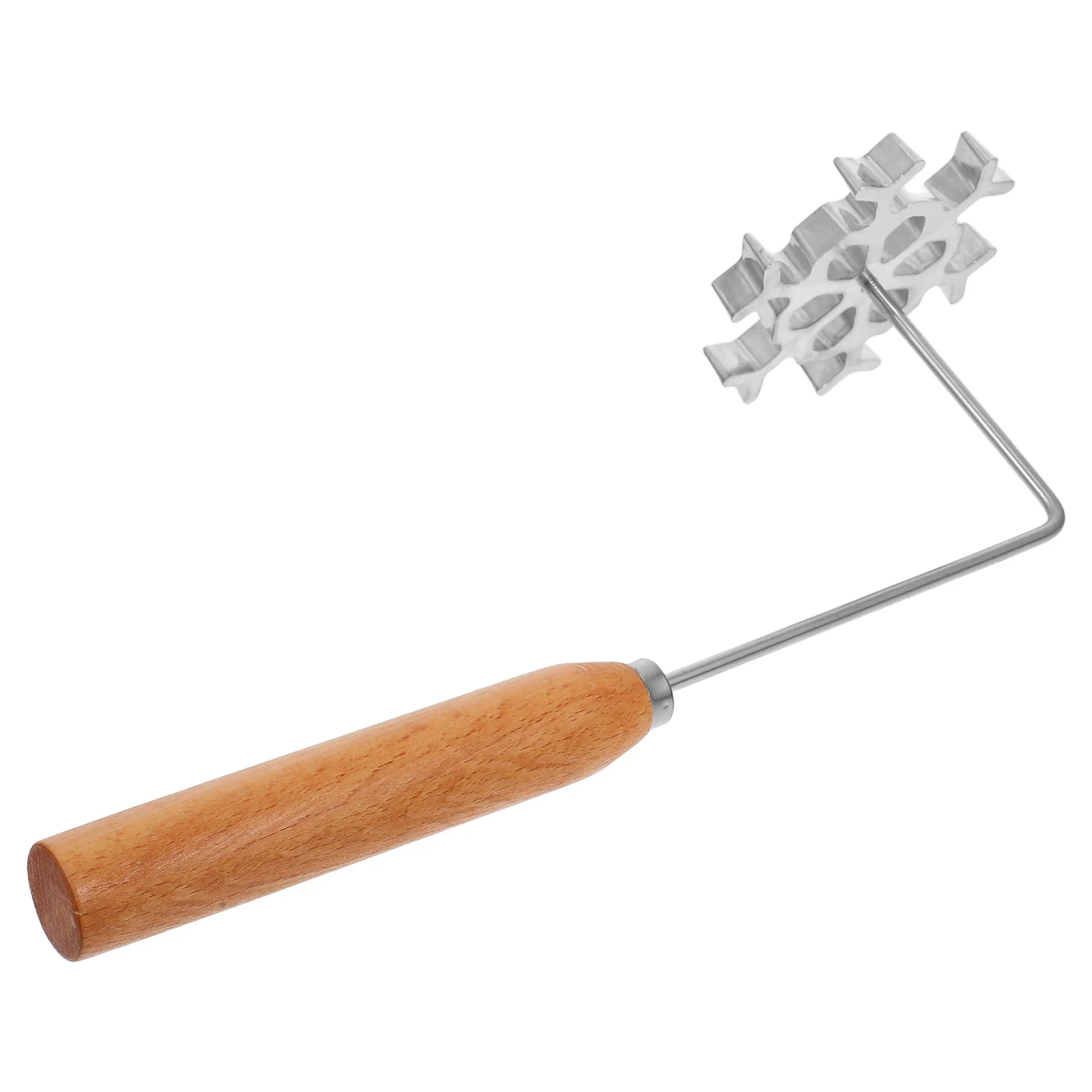 

1Set Iron Snowflake Timbale Mold with Long Handle Metal Cooking Tool for Deep Frying Shrimp Cakes Radish Fritters Easy to Clean