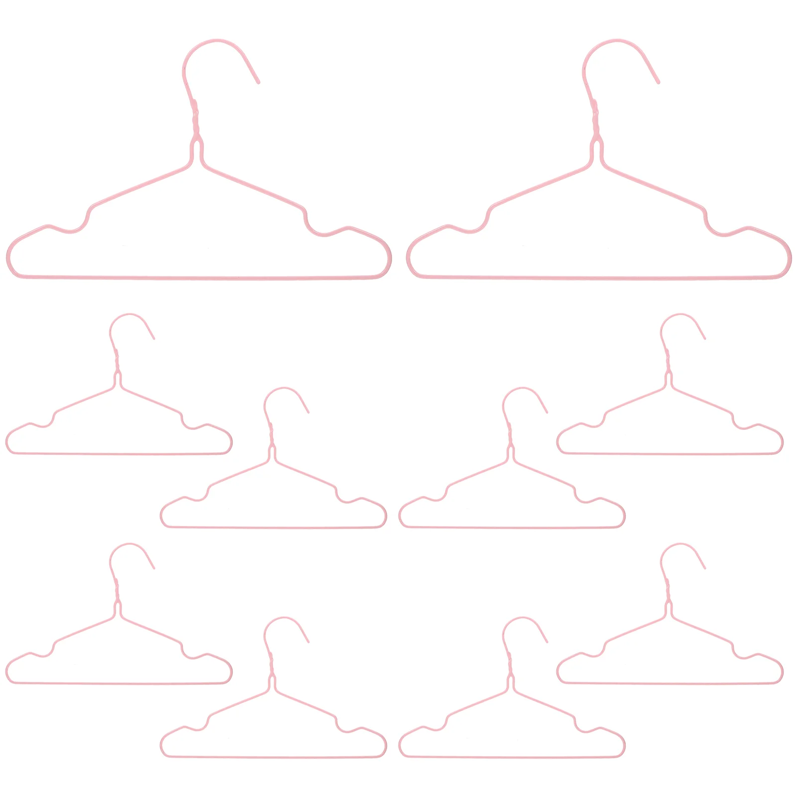 

10 Pcs Non-slip Hanger Hangers for Kids Household Bold Small Closet Nano Dipping