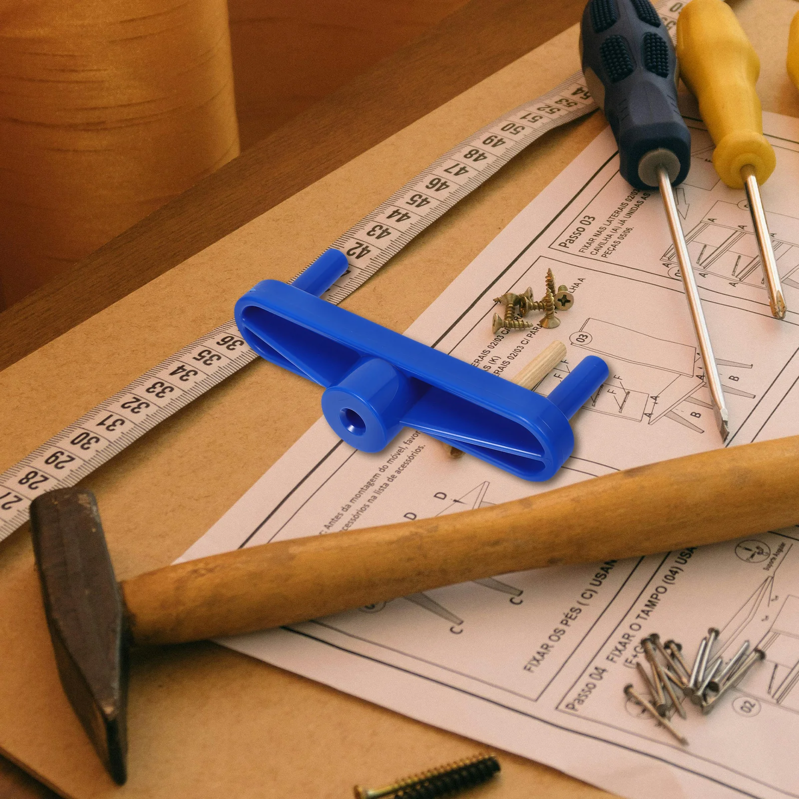 

Woodworking Center Locator Tool Precision Scribing Device Marking Gauge High Accuracy Drilling Locator
